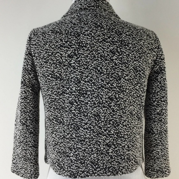 Ann Taylor Monochrome Textured Blazer - Picture 7 of 8